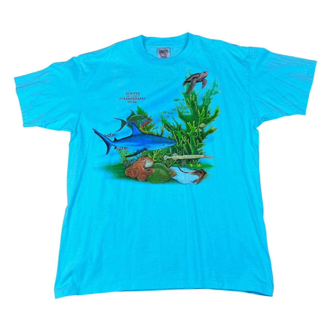 Stunning Scripps Institution of Oceanography (UCSD) Sea Creatures T-shirt (1988)
