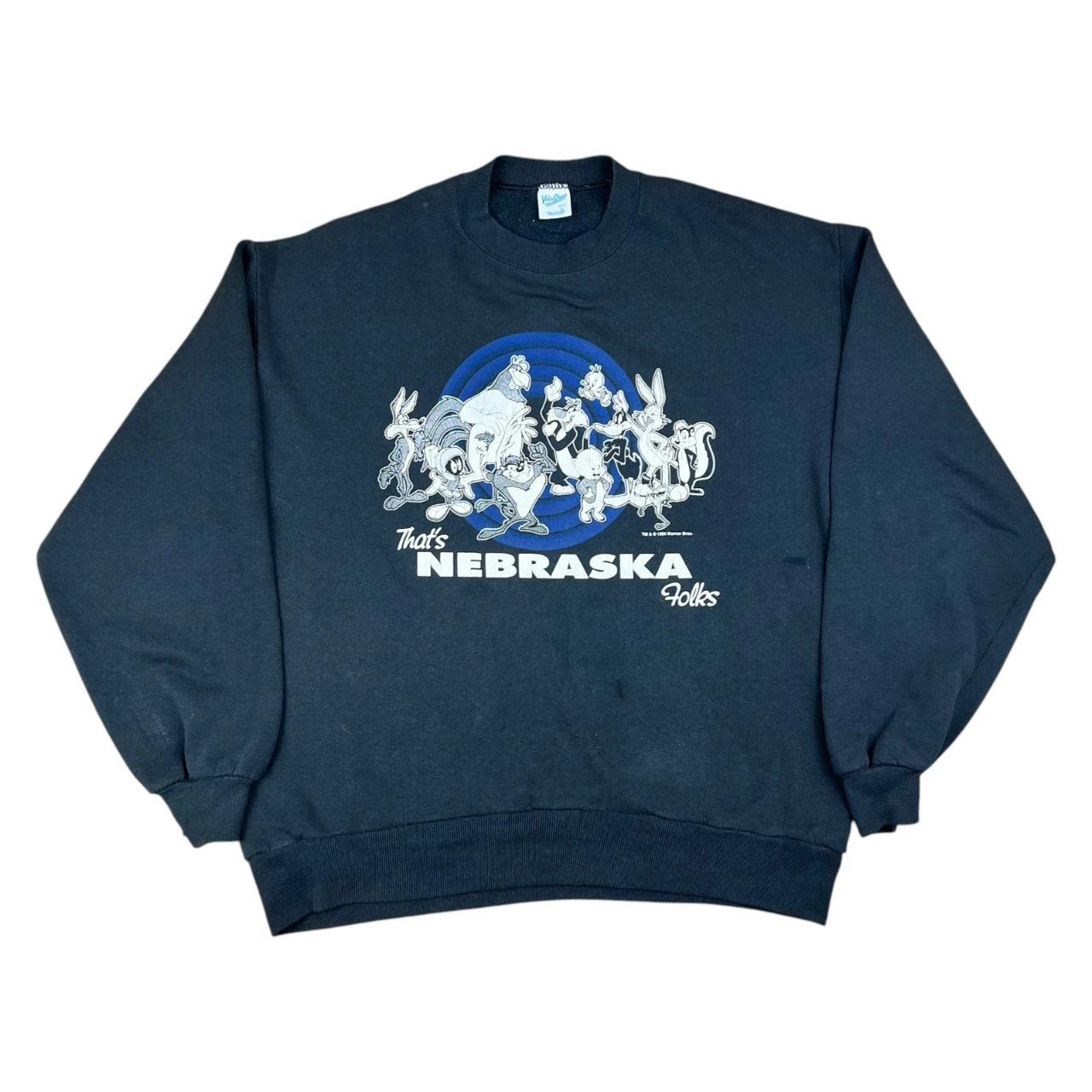Warner Brothers - 'That’s Nebraska folks' - Sweatshirt, featuring Foghorn Leghorn, Marvin the Martian, Pepé le Pew, and more (1994)