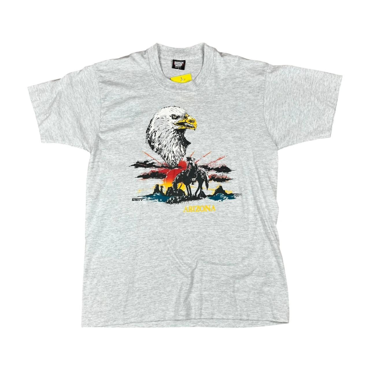 Arizona Sunset Native American and Eagle T-shirt