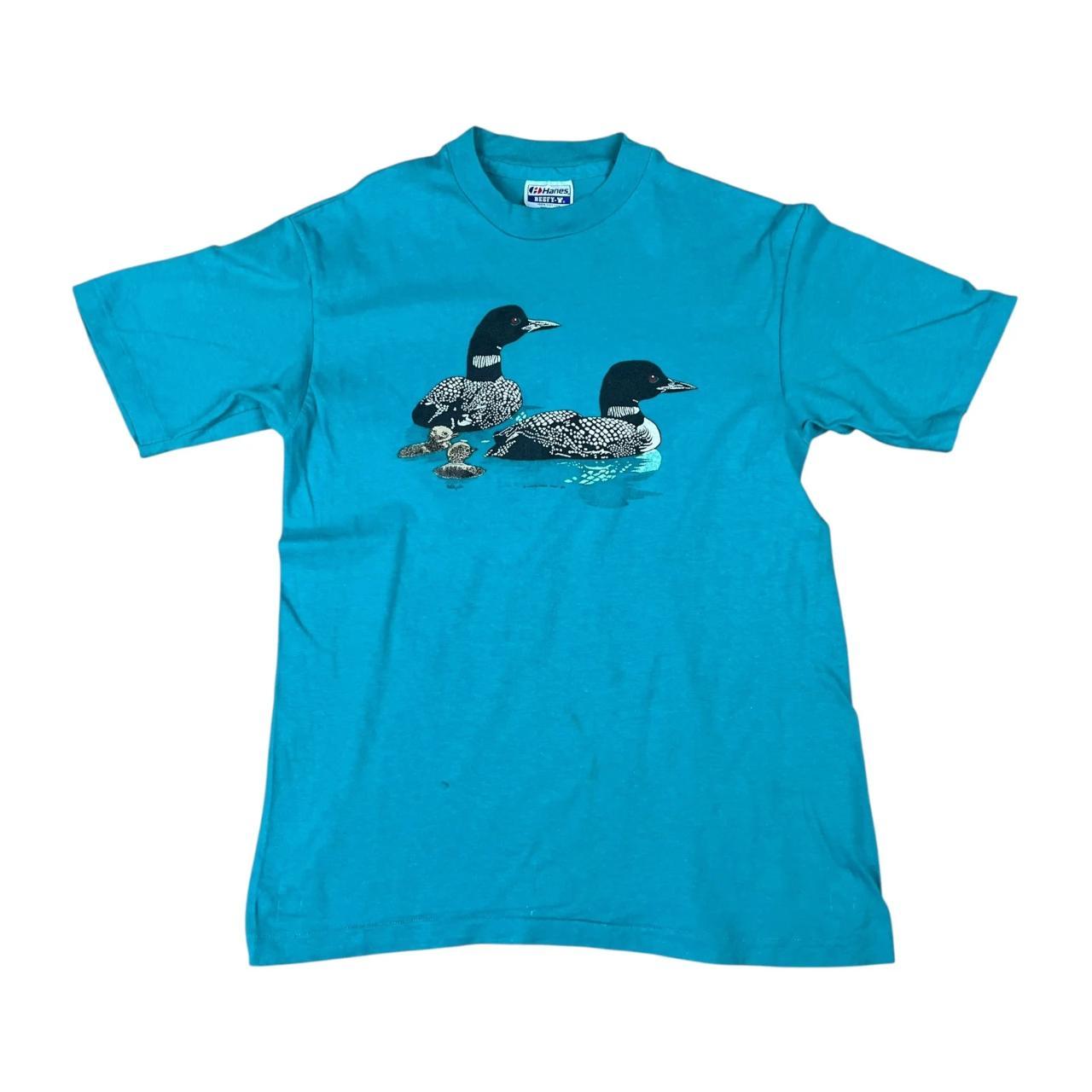 Loons and Loonlets (baby Loons) Birds T-shirt (1982)
