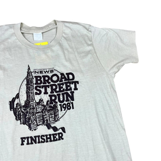 Broad Street Run Philadelphia Finisher Runners T-shirt (1981)