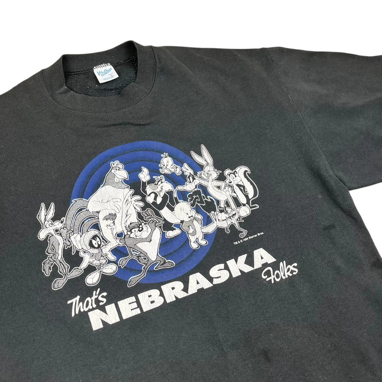 Warner Brothers - 'That’s Nebraska folks' - Sweatshirt, featuring Foghorn Leghorn, Marvin the Martian, Pepé le Pew, and more (1994)