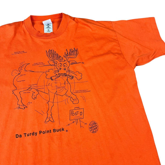 Humour Hunting Deer funny T-shirt (1990)