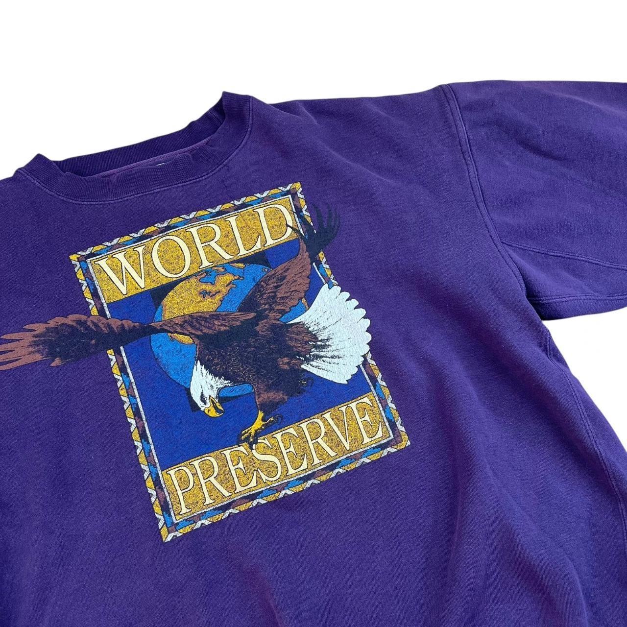 World Preserve Impressive Eagle Sweatshirt (1990s)