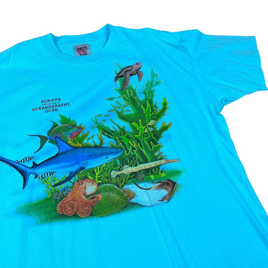 Stunning Scripps Institution of Oceanography (UCSD) Sea Creatures T-shirt (1988)