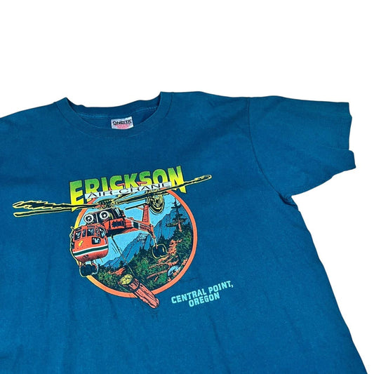 Erickson Air Crane Helicopter central point Oregon T-shirt