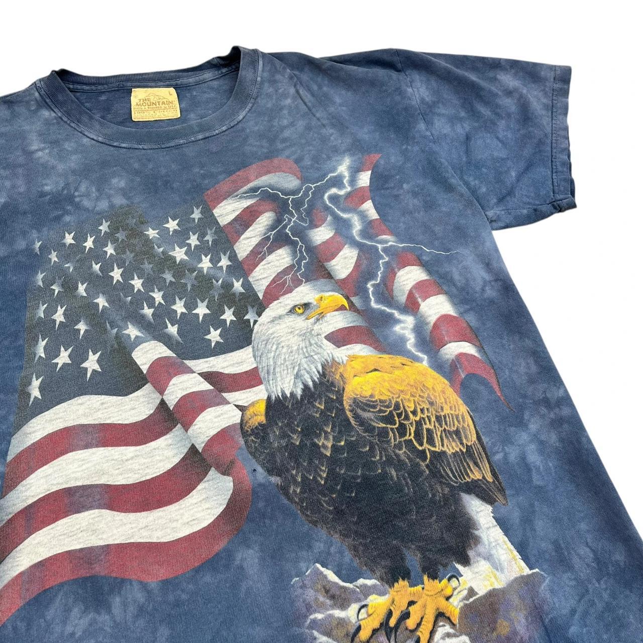The Mountain Brand Eagle and USA Flag T-shirt