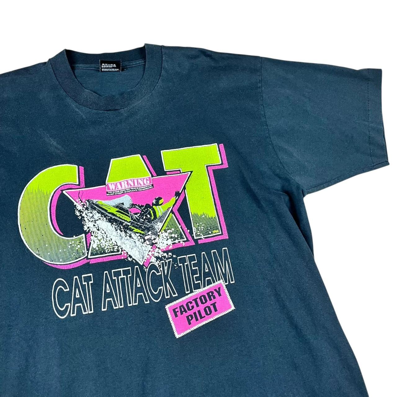 USA Cat Attack Team Snowmobile Stunt T-shirt