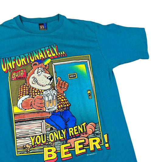 Funny Bear and Burp Beer Comedy T-shirt