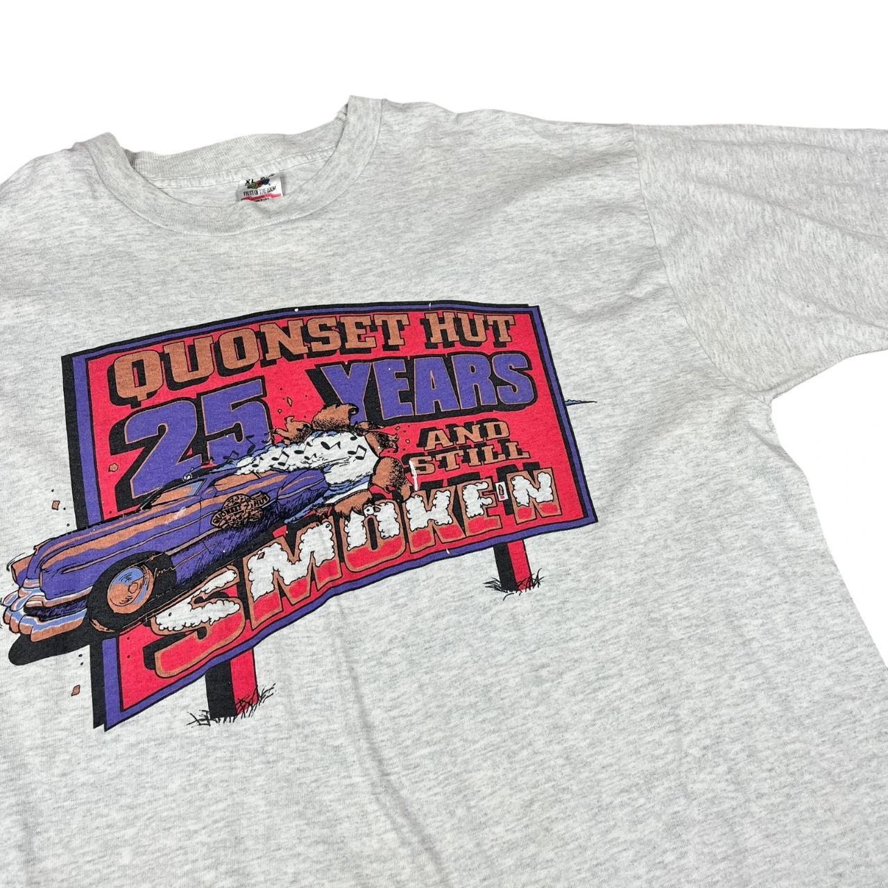 Quonset Hut - 25 Years & Still Smoke'n - Car T-shirt