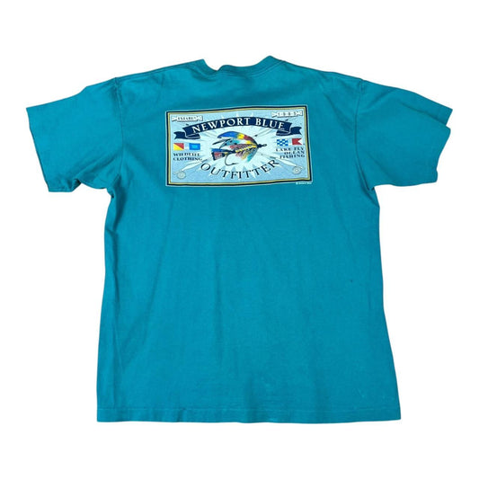 Newport Blue Outfitters Fishing Tackle T-shirt