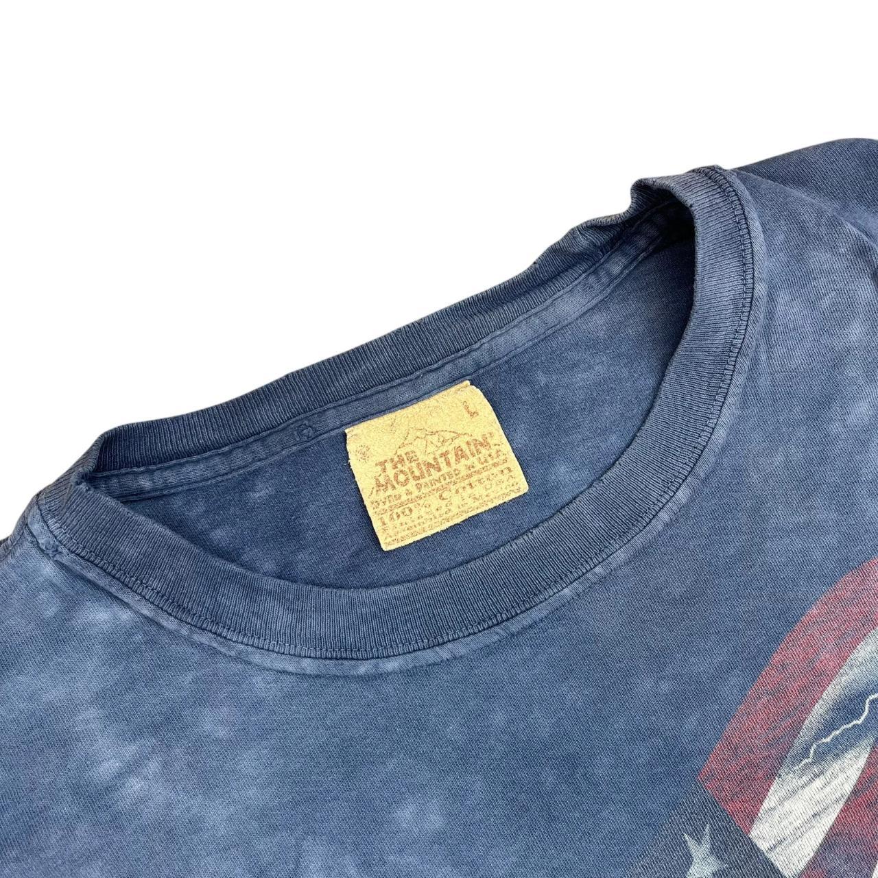 The Mountain Brand Eagle and USA Flag T-shirt