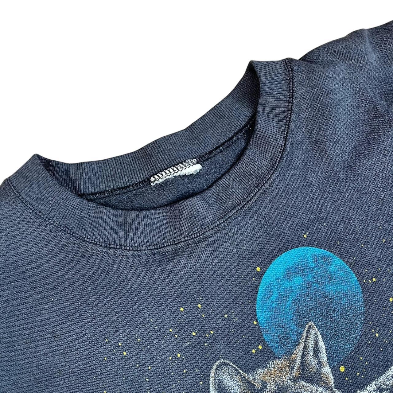 Wolf in the Moonlight Sweatshirt (1990s)