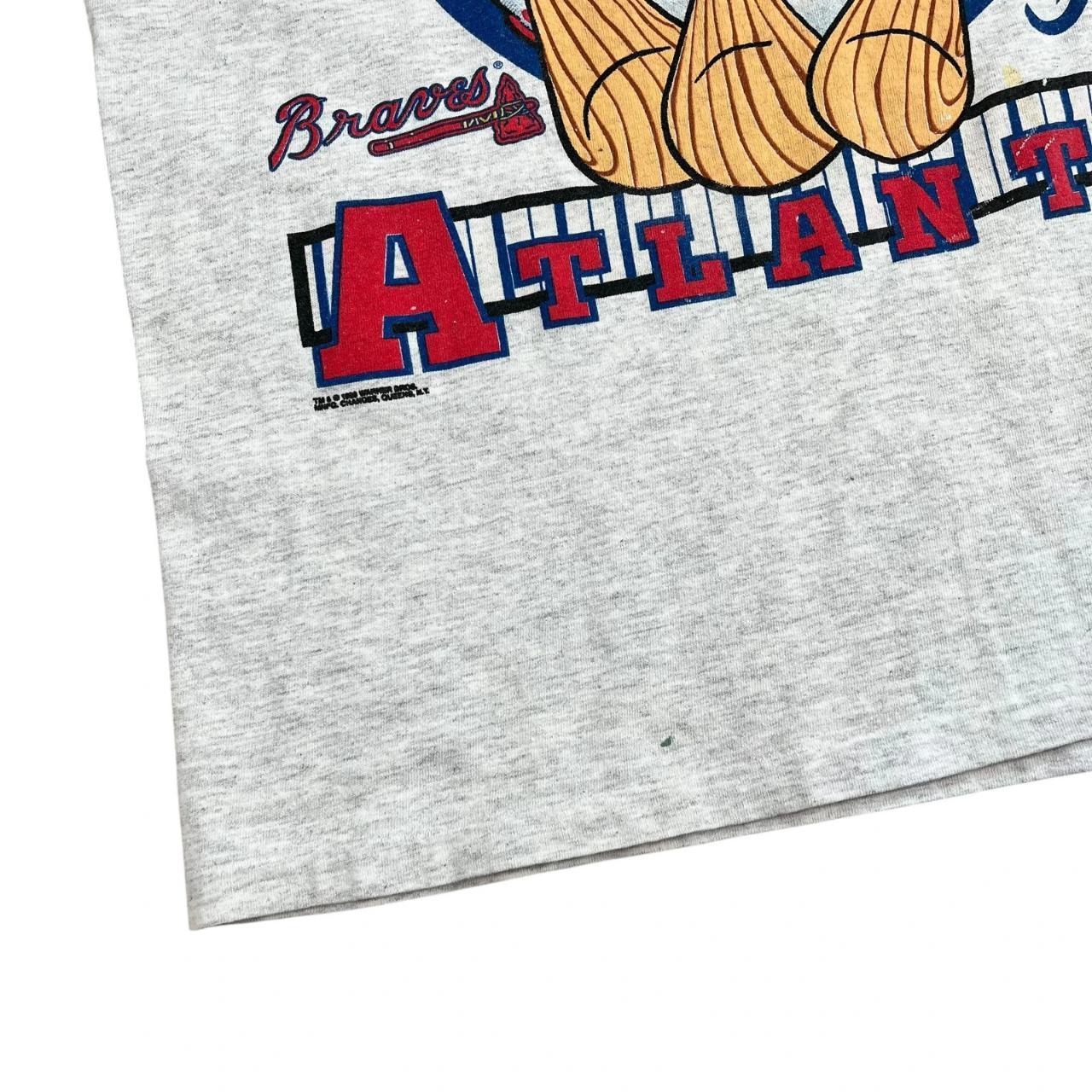 Atlanta Braves Looney Tunes Baseball T-shirt featuring Bugs Bunny, Yosemite Sam & Tasmanian Devil (1993)