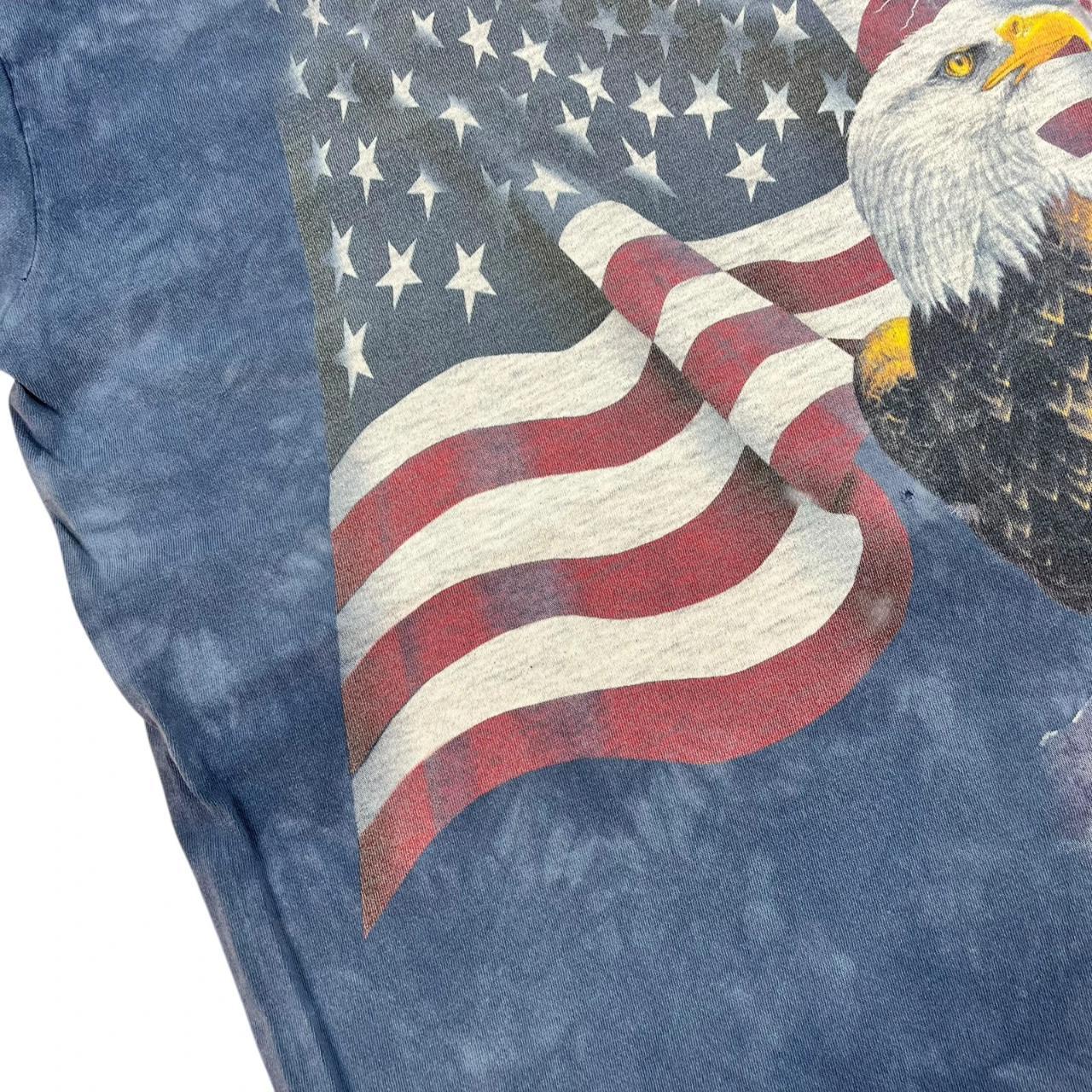 The Mountain Brand Eagle and USA Flag T-shirt