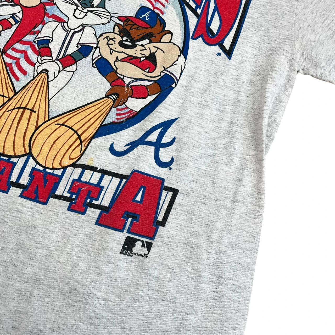 Atlanta Braves Looney Tunes Baseball T-shirt featuring Bugs Bunny, Yosemite Sam & Tasmanian Devil (1993)
