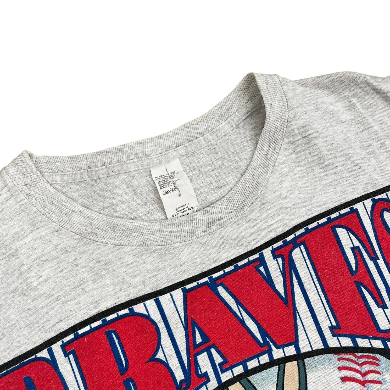 Atlanta Braves Looney Tunes Baseball T-shirt featuring Bugs Bunny, Yosemite Sam & Tasmanian Devil (1993)