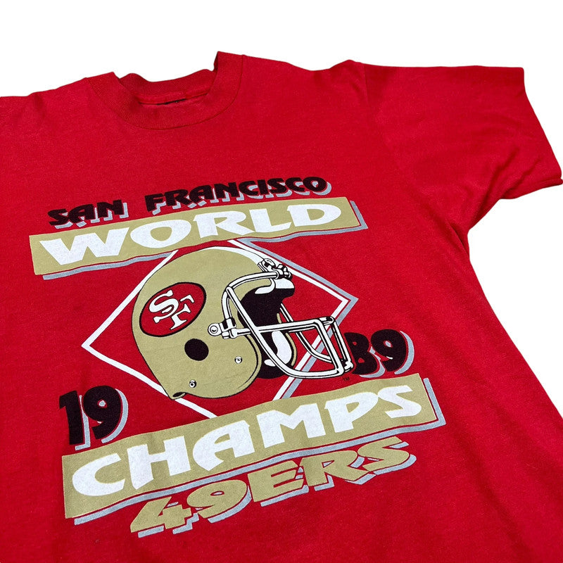 San Francisco 49ers American Football World Champs T-shirt (1989)