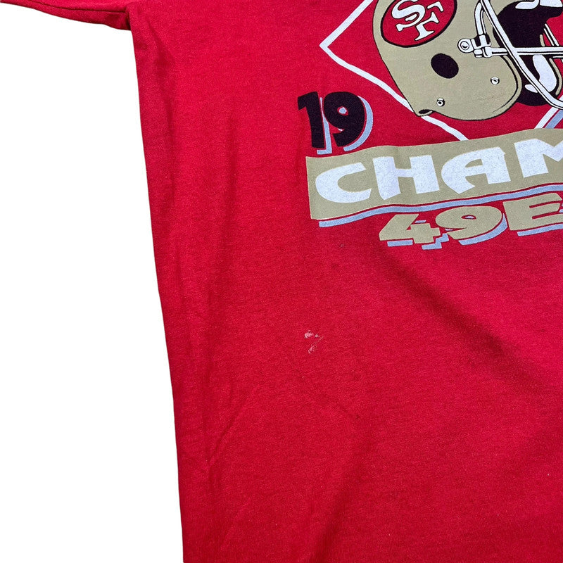 San Francisco 49ers American Football World Champs T-shirt (1989)