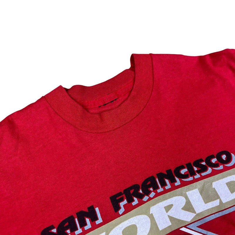 San Francisco 49ers American Football World Champs T-shirt (1989)