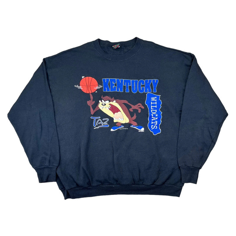 USA NCAA Kentucky Wildcats Basketball Taz Looney Tunes Sweatshirt (1994)