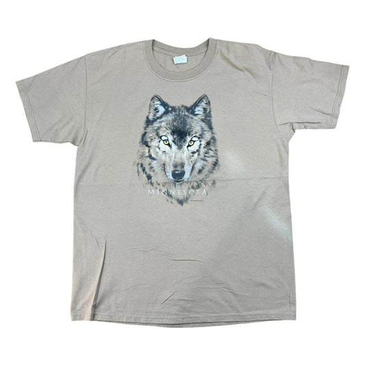 Minnesota Wolf with Glow in the Dark Eyes T-shirt