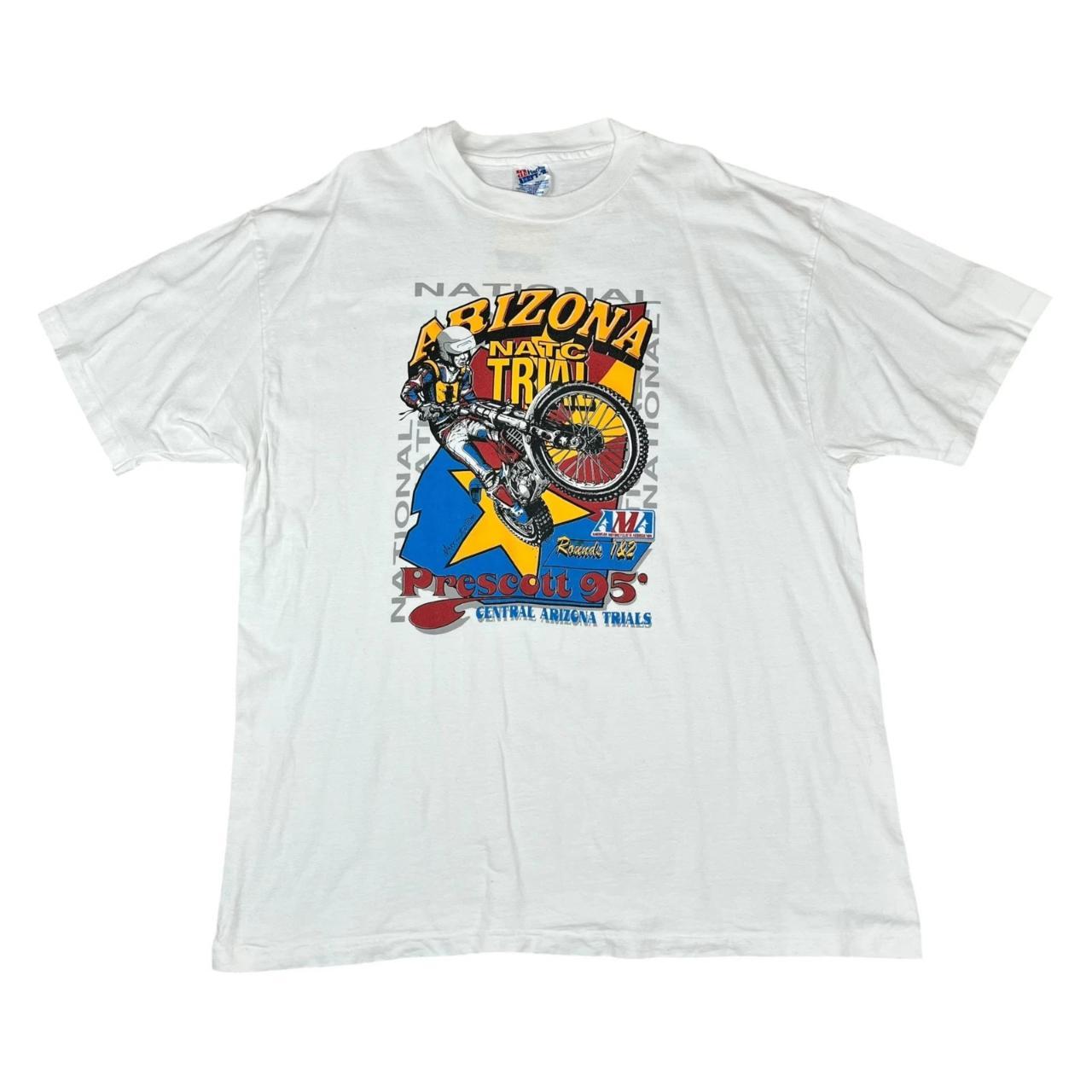 Biker Motorcycle National Trials Prescott T-shirt (1995)