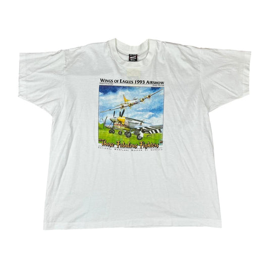 National Warplane Museum Geneseo Wings of Eagles Air Show T-shirt (1993)