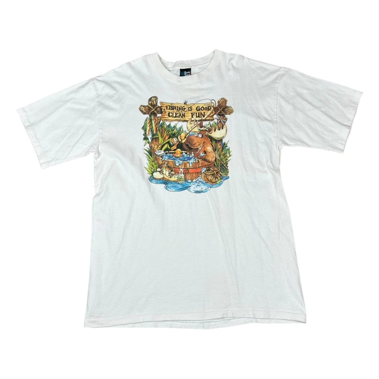 Humour - Fishing is Good Clean Fun - Comedy T-shirt (1995)