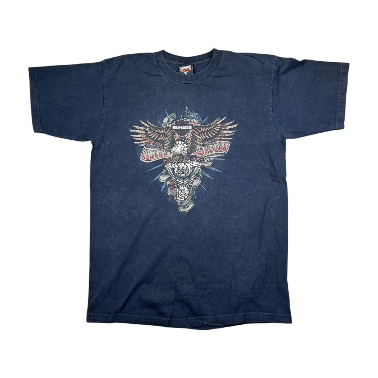 Harley Davidson Granite Mountain Georgia Biker T-shirt (2007)