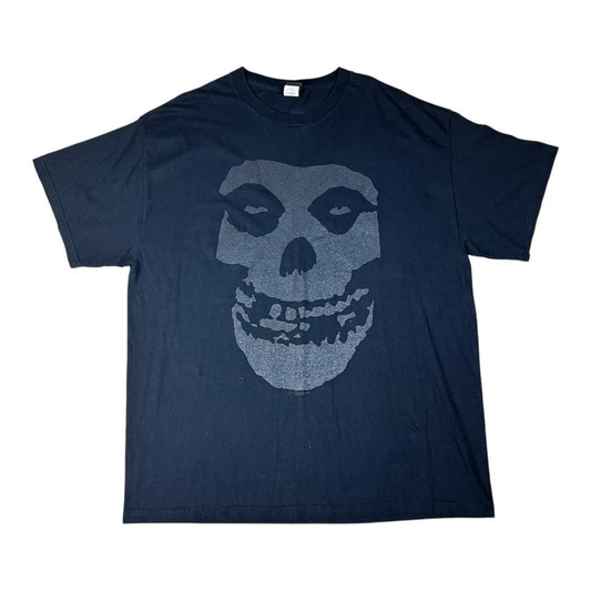 Misfits Ghoul Skull black on black T-shirt (2001)