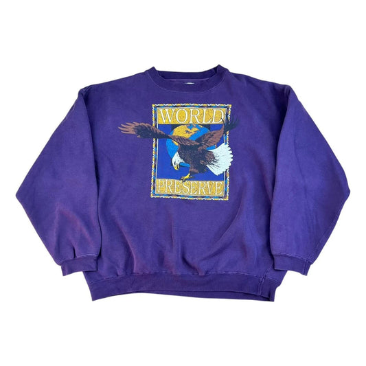World Preserve Impressive Eagle Sweatshirt (1990s)