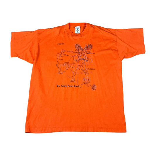 Humour Hunting Deer funny T-shirt (1990)