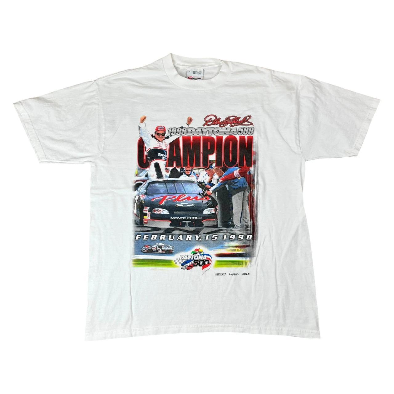 Dale Earnhardt Daytona 500 Champion Nascar Racing T-shirt (1998)
