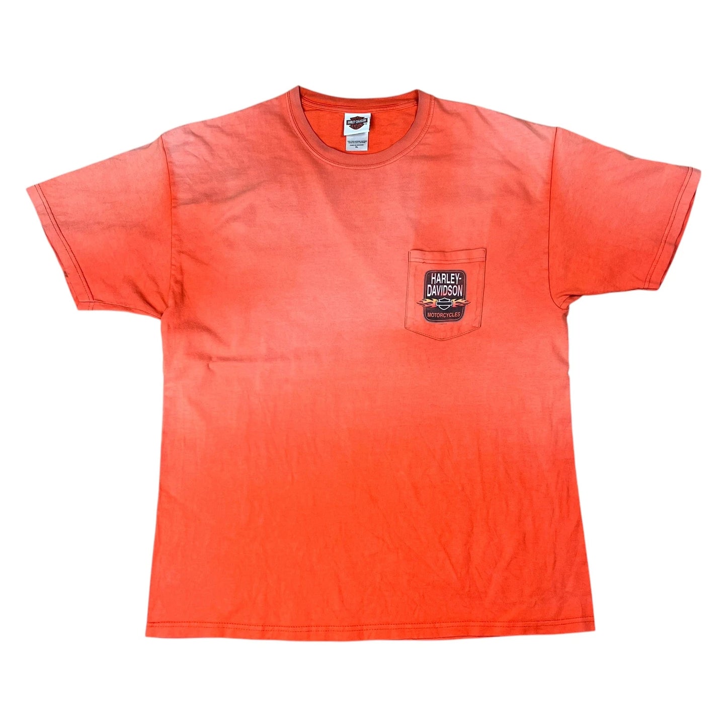Harley Davidson Motorcycle Pocket T-shirt