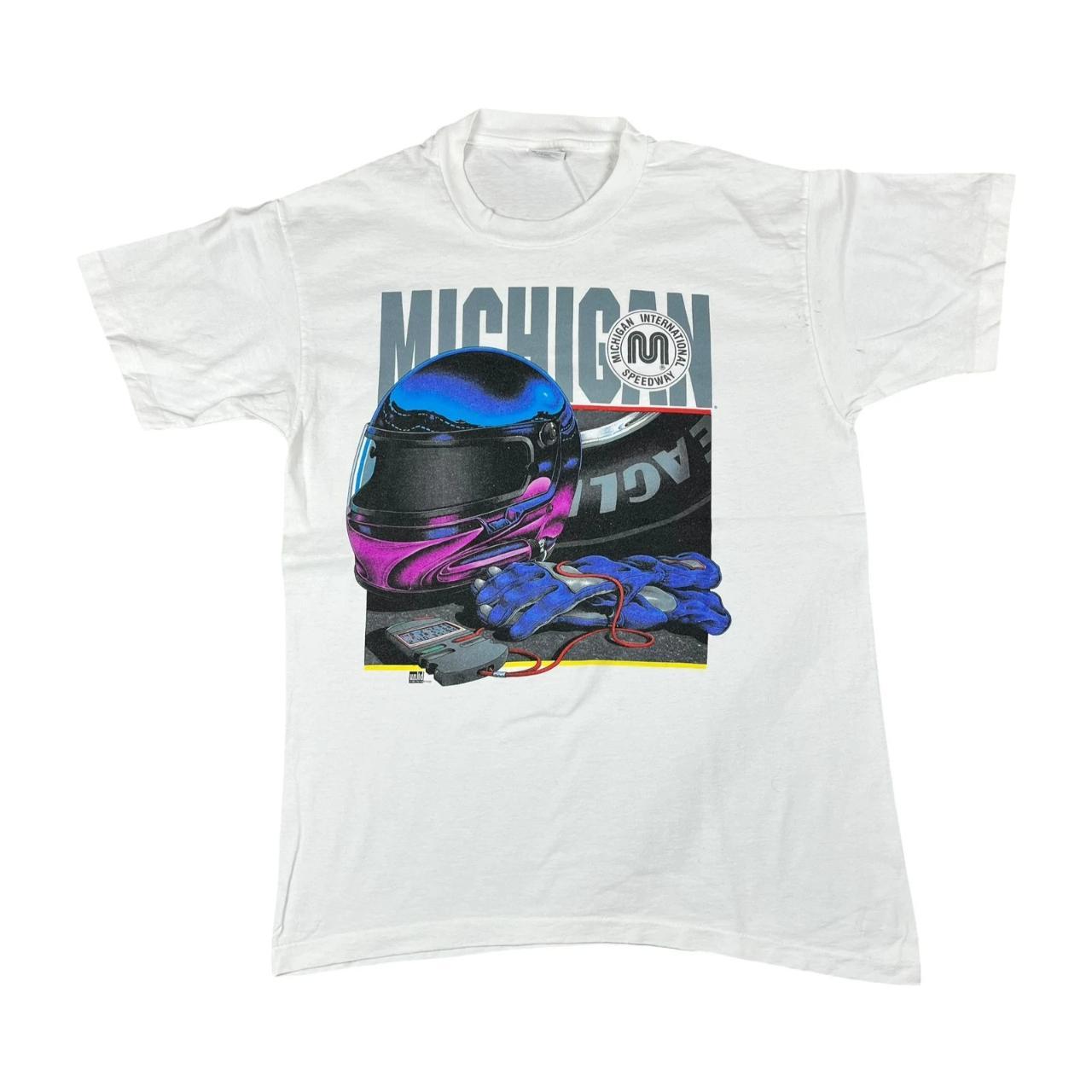 USA Michigan International Speedway single stitch T-shirt