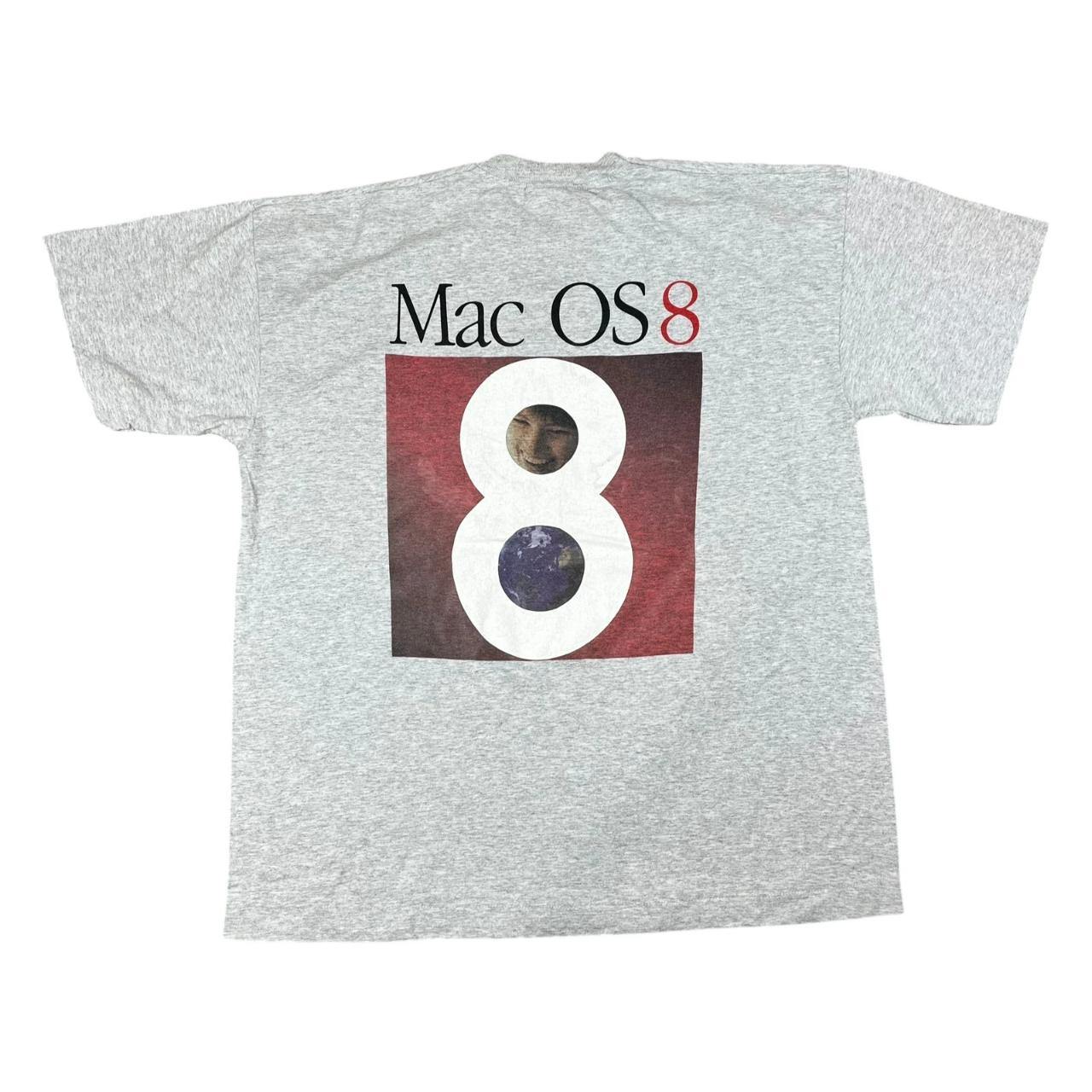 Rare vintage USA single stitch Apple Macintosh Mac OS8 software T-shirt