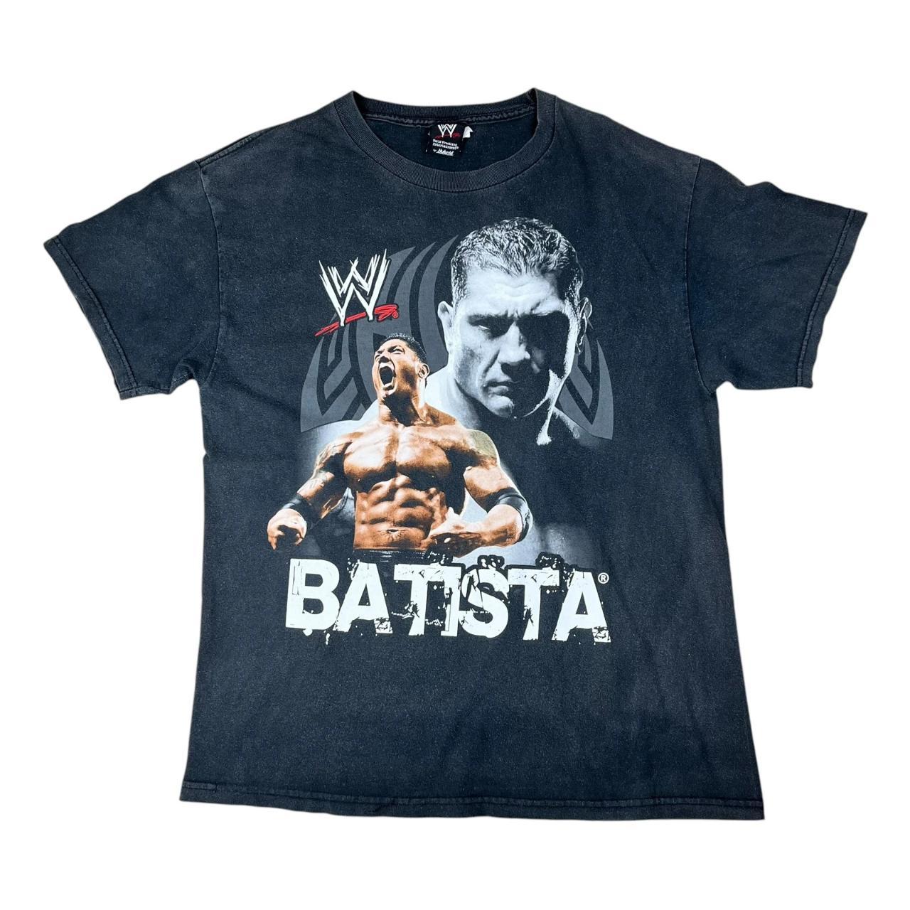 Wrestling USA Dave Batista Thumbs Up Thumbs Down T-shirt (2007)