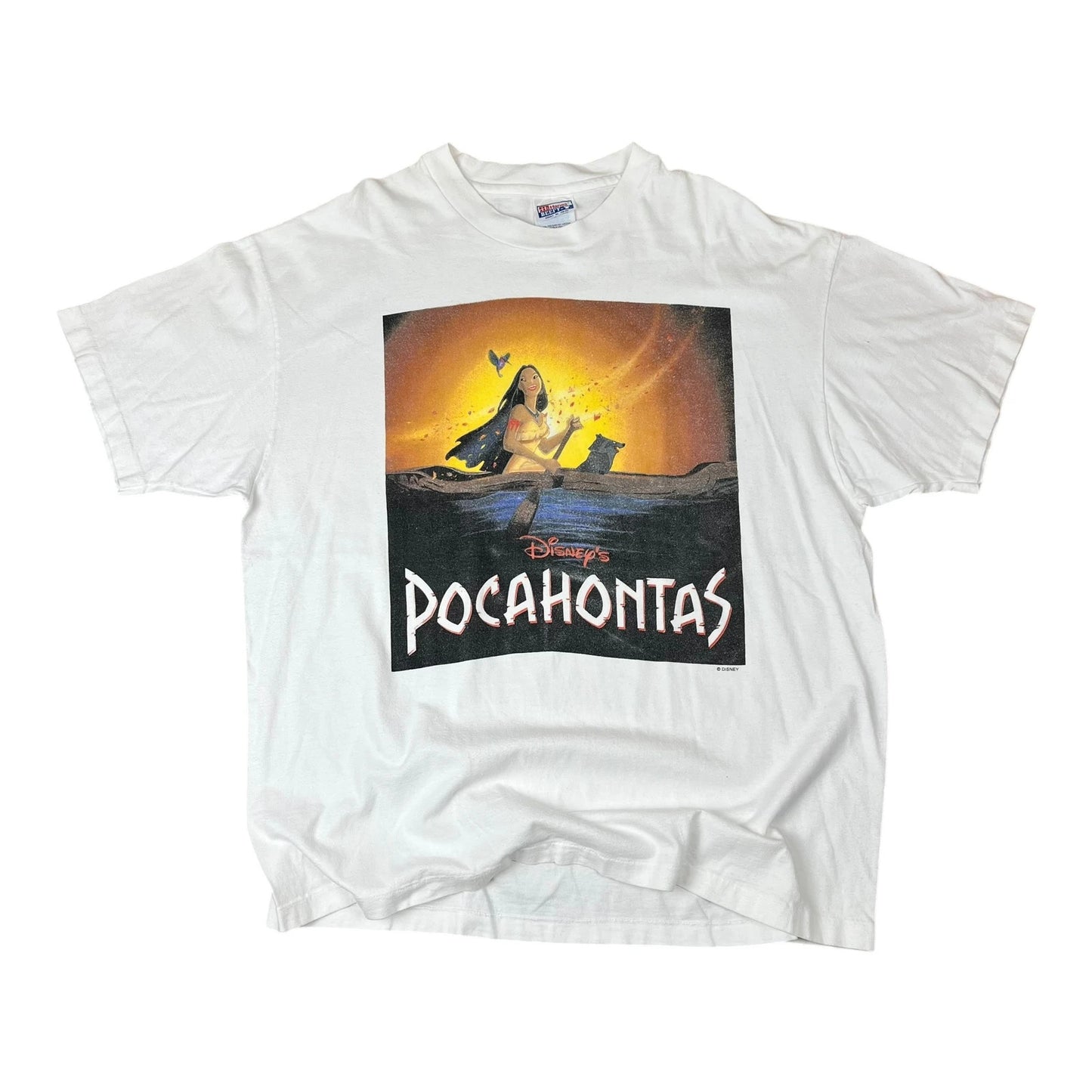 RARE single-stitch Disney Pocahontas Promotional T-shirt (1990s)