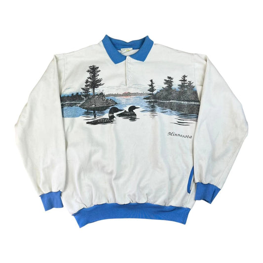 Minnesota Loon Ducks all-over print with pockets Sweatshirt