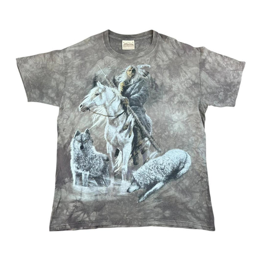 Native American, Wolf and Horse T-shirt