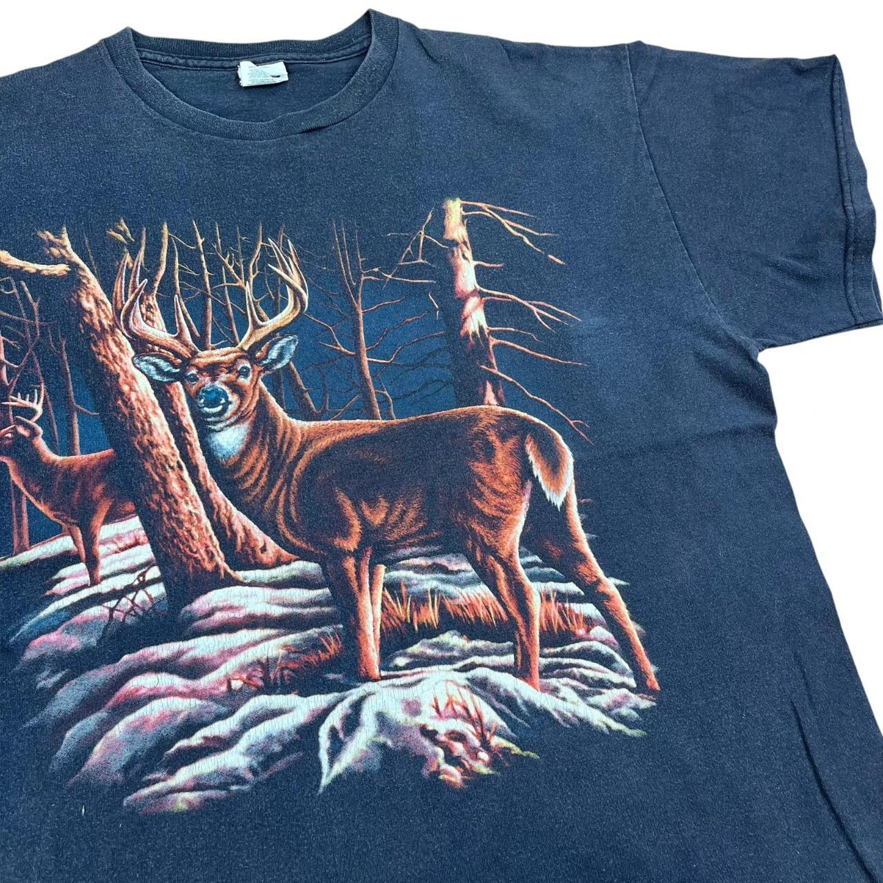 Stunning Deer in the Forest Scene T-shirt