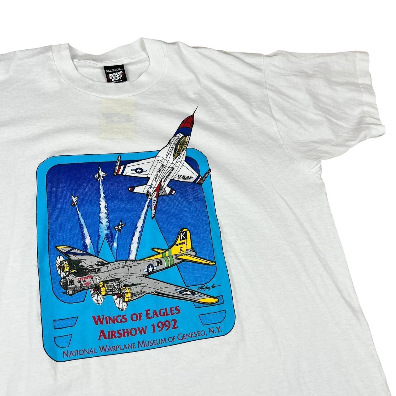 National Warplane Museum Wings of Eagles Air Show T-shirt (1992)