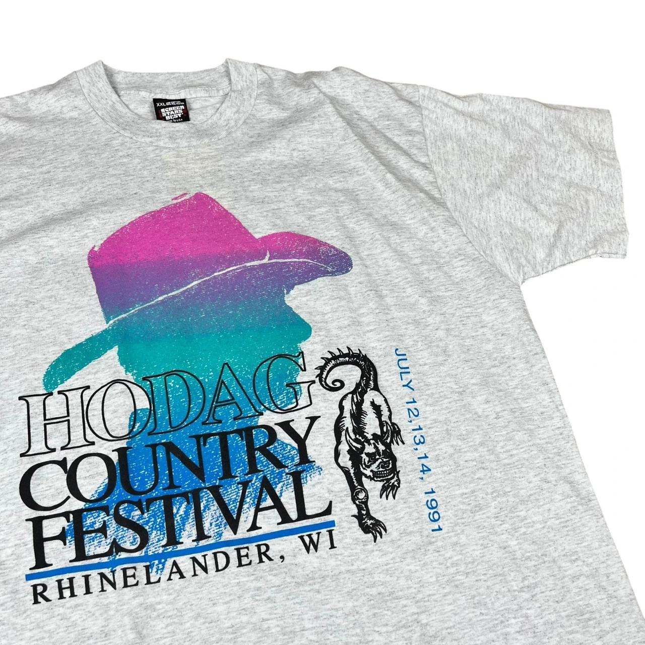 Hodag Country Music Festival Wisconsin T-shirt (1991)