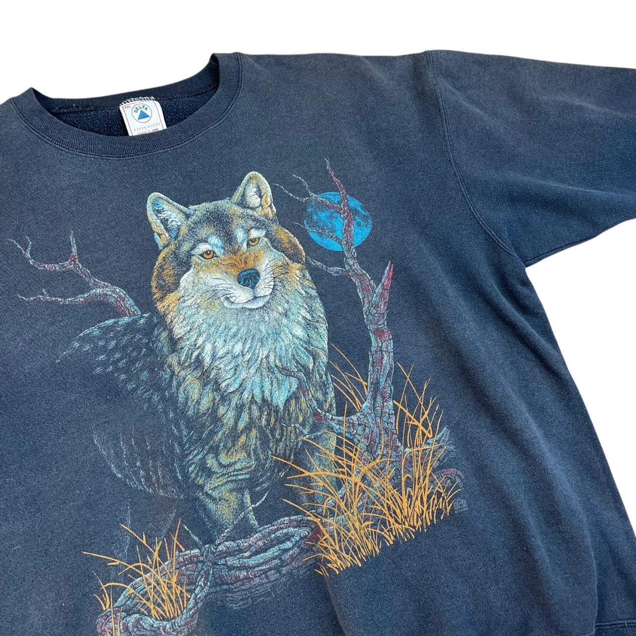 Wolf in the Moonlight Sweatshirt (1990s)