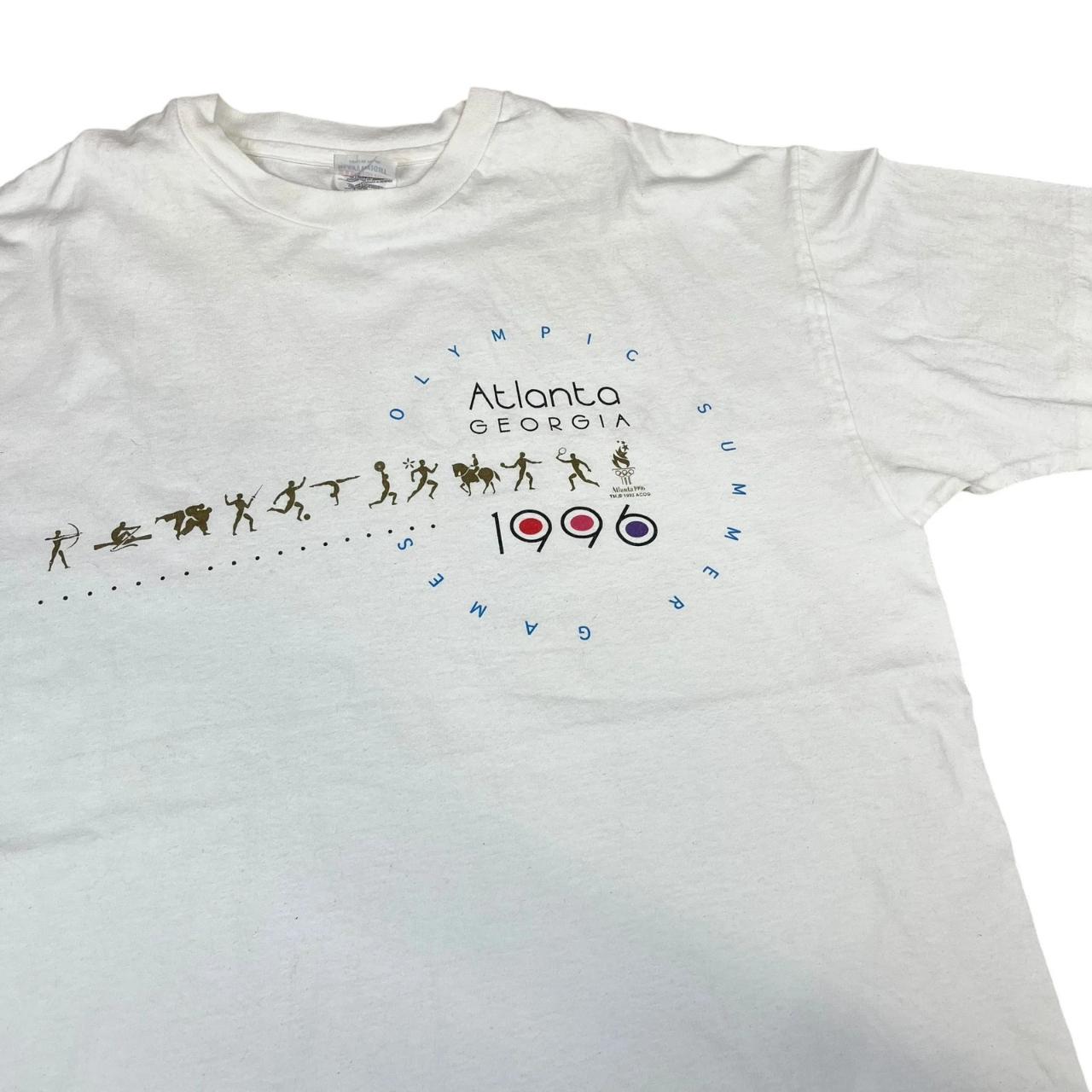 USA single stitch 1996 Atlanta Olympic Games T-shirt