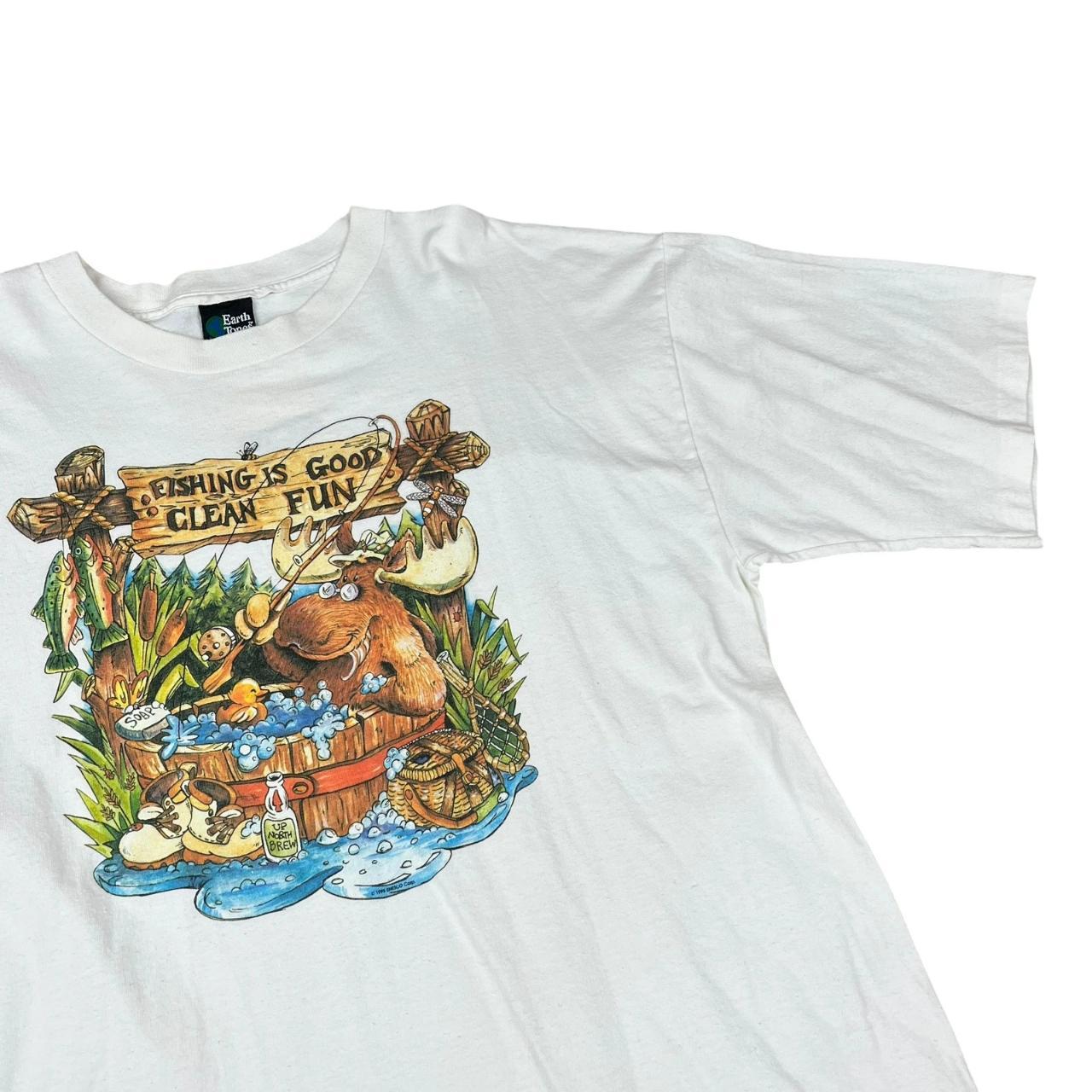Humour - Fishing is Good Clean Fun - Comedy T-shirt (1995)