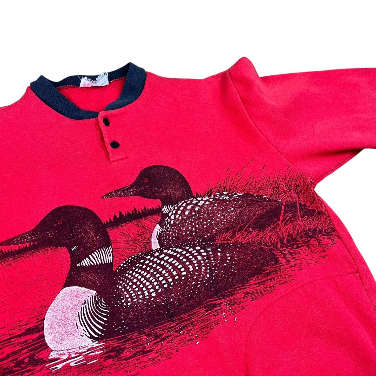 Loon Ducks ringer with pockets Sweatshirt