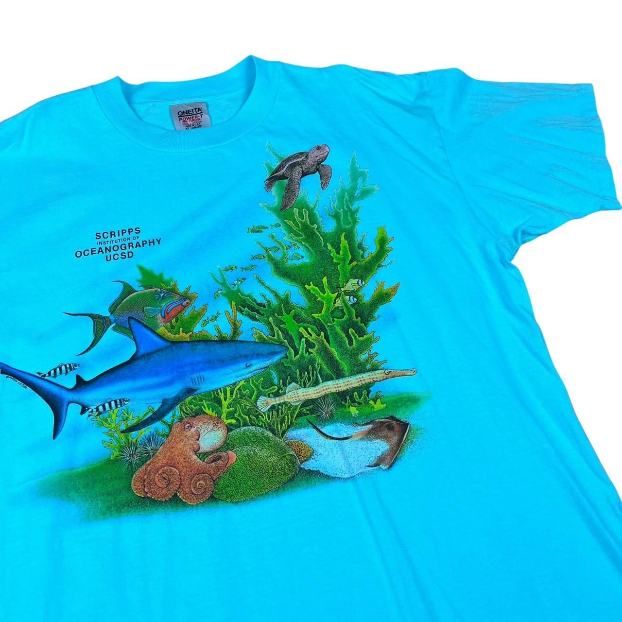 Stunning Scripps Institution of Oceanography (UCSD) Sea Creatures T-shirt (1988)