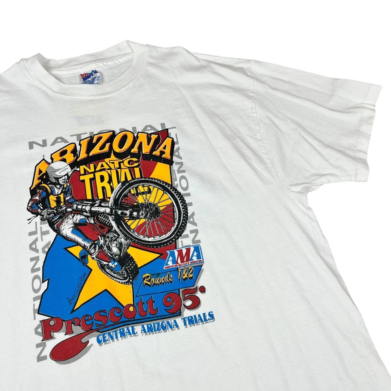 Biker Motorcycle National Trials Prescott T-shirt (1995)